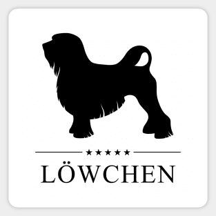 Lowchen Black Silhouette Sticker